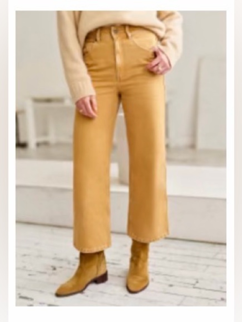 NWOT Sézane Le Crop Jeans